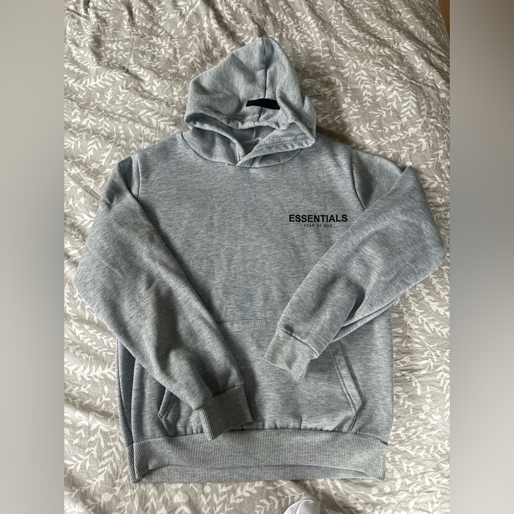 Essentials Gray Sweatshirt Classic Comfort